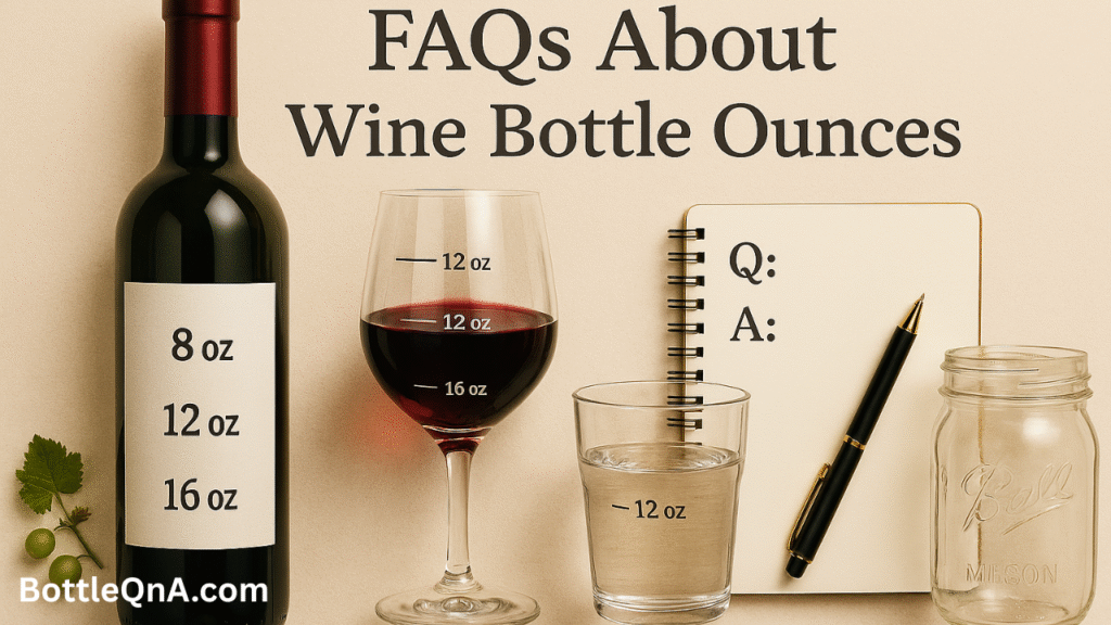 How Many Ounces in a bottle of wine